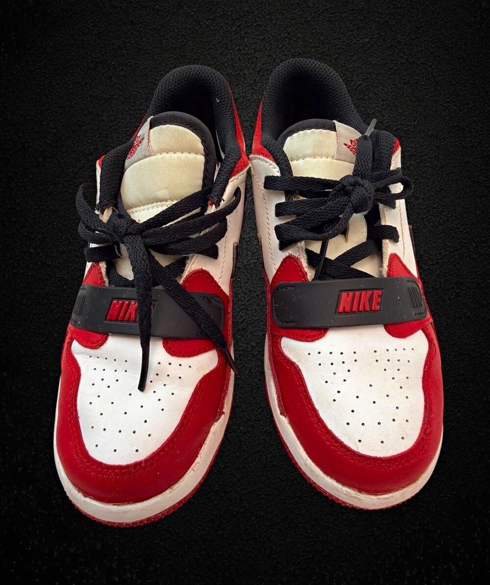 Jordan Legacy 312 Low Unisex Kids Basketball Shoes Red/White/Black US 1Y
